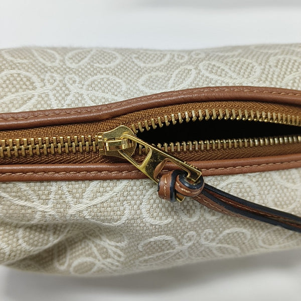 Monogram Canvas Top Handle Bag Beige