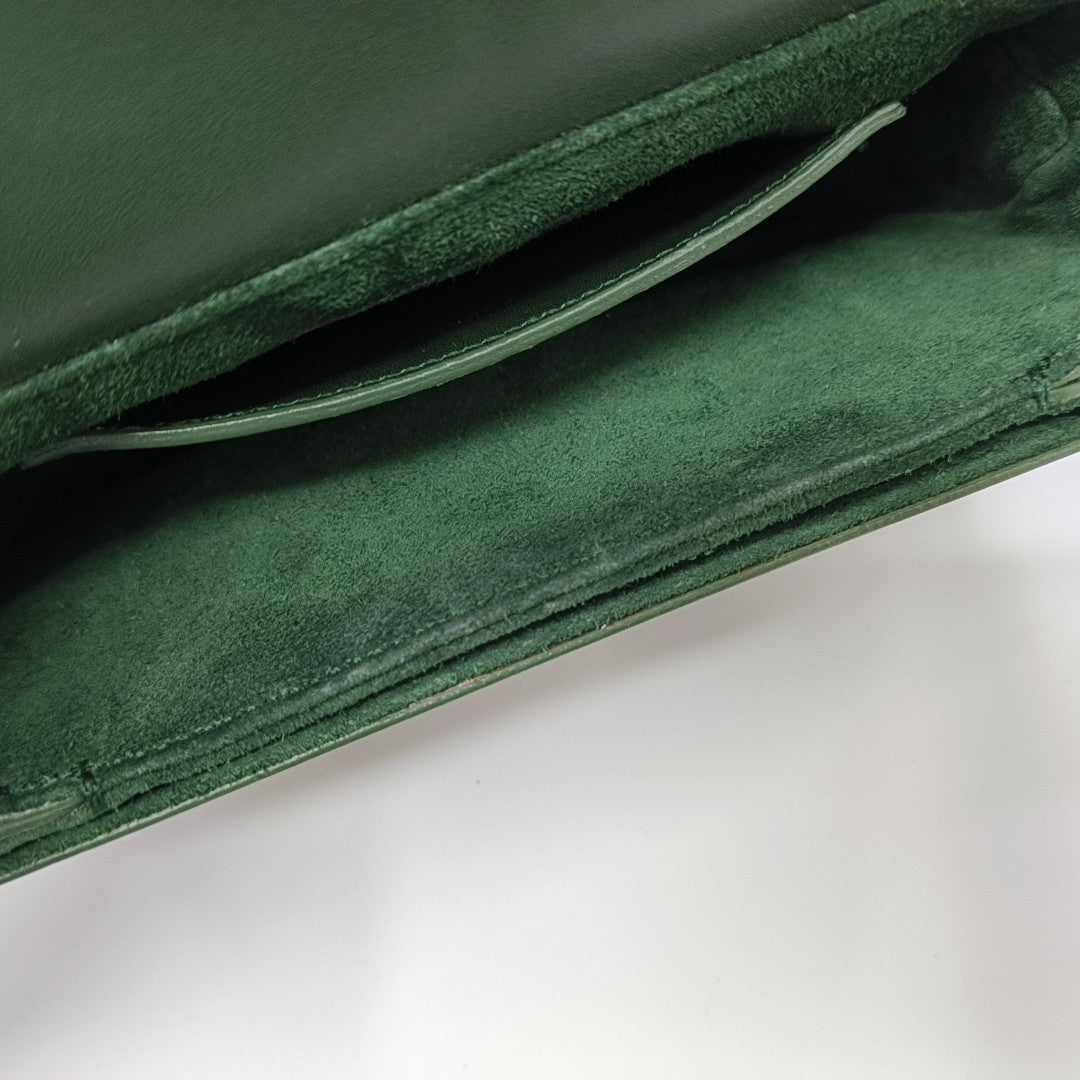 Calfskin Shoulder Bag Green