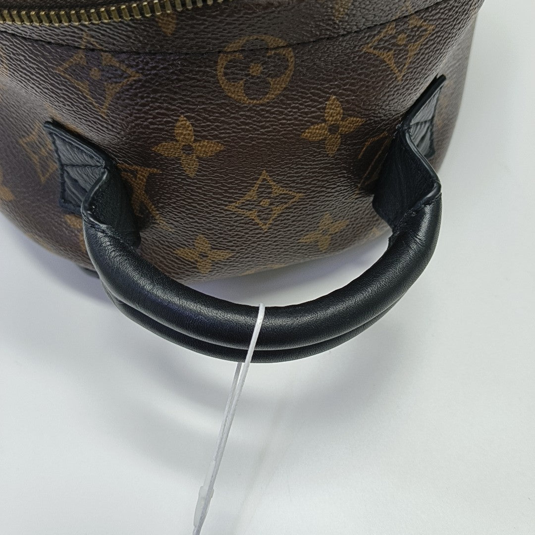 PALM SPRINGS PM Monogram Coated Canvas Brown