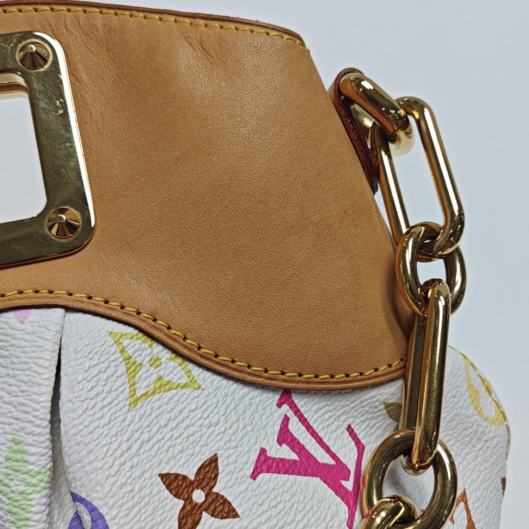 LV × TM JUDY PM Monogram Coated Canvas White