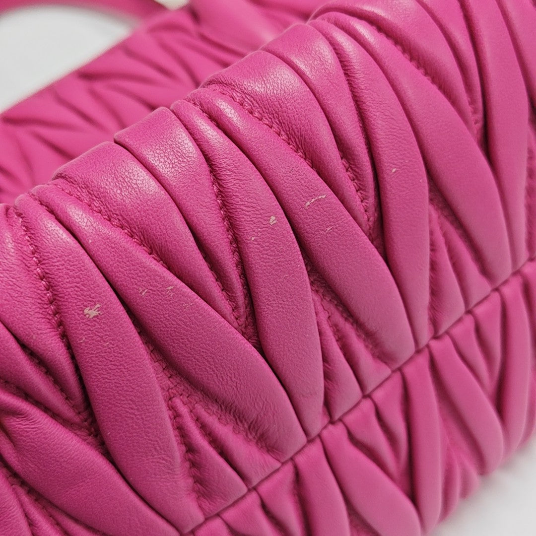 Avenue Quilted Lambskin Red