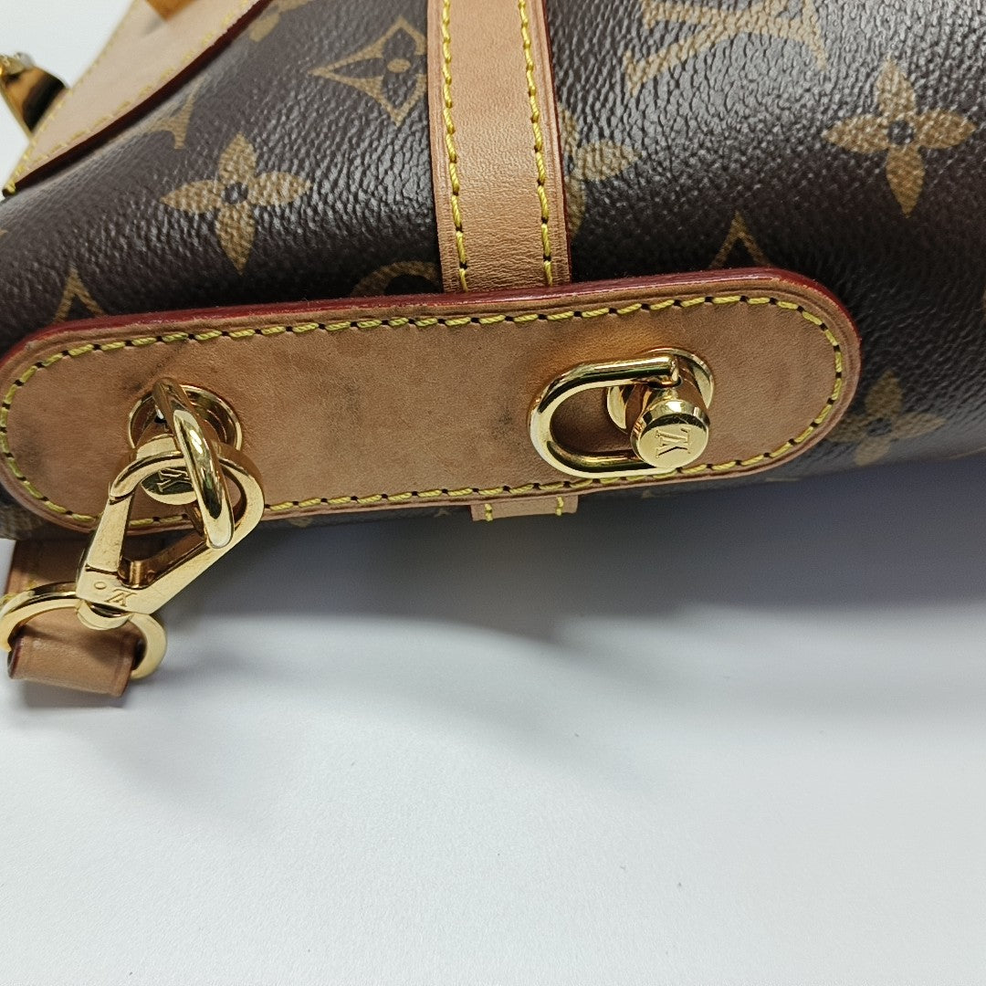 DUFFLE Monogram Coated Canvas Brown