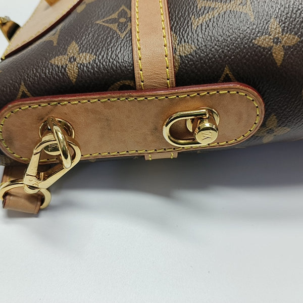 DUFFLE Monogram Coated Canvas Brown