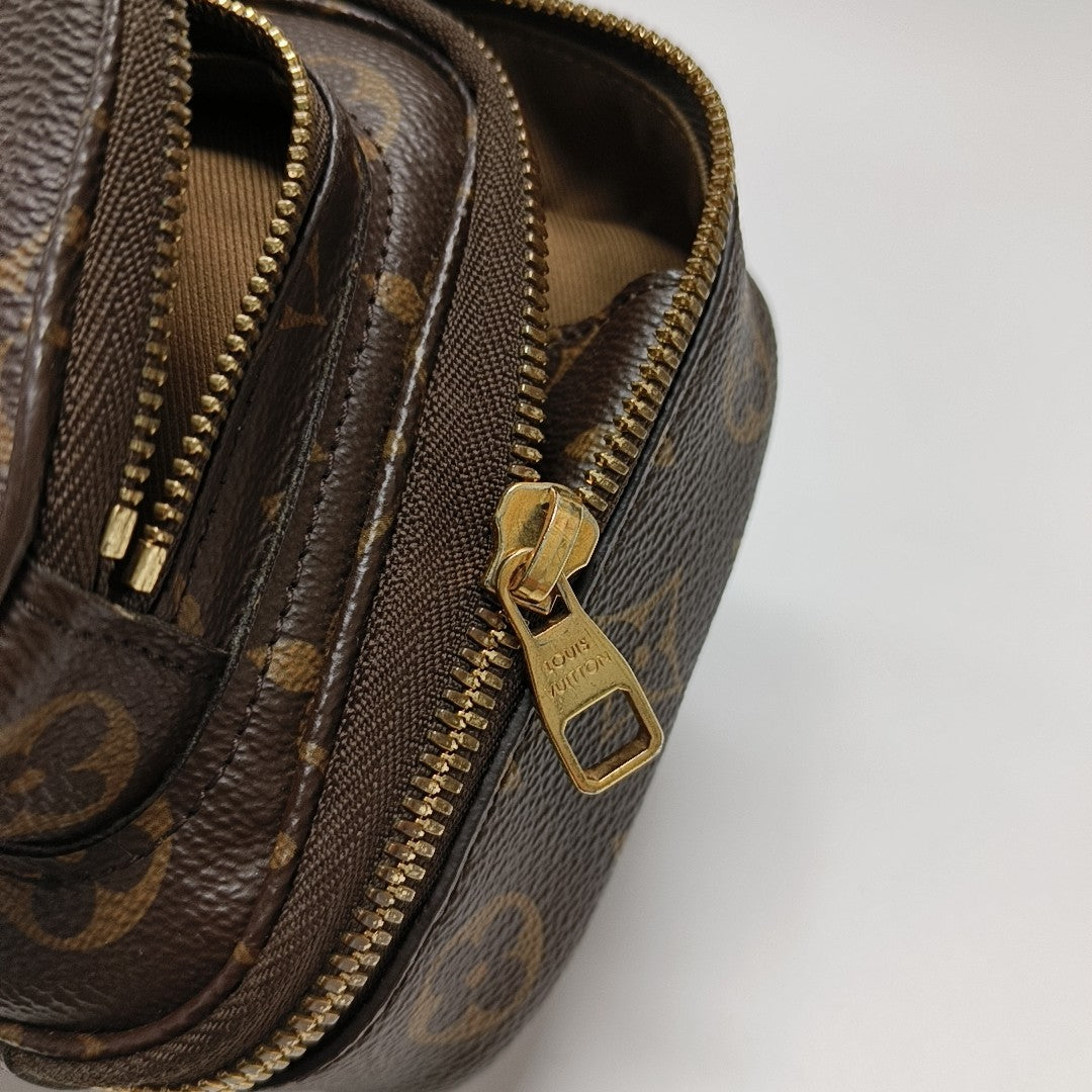UTILITY Monogram Coated Canvas Brown