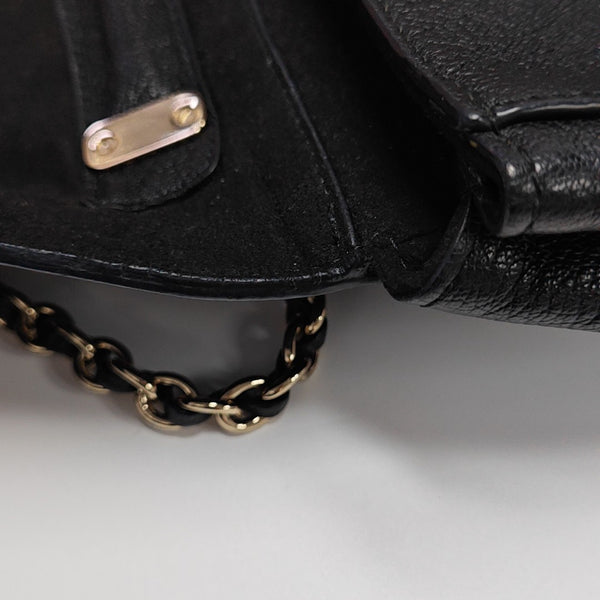 Calfskin Shoulder Bag Black