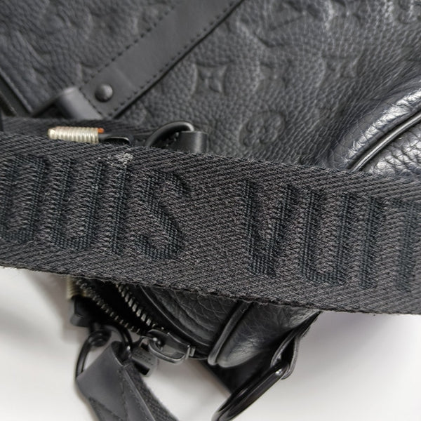 KEEPALL 35 Monogram Calfskin Black