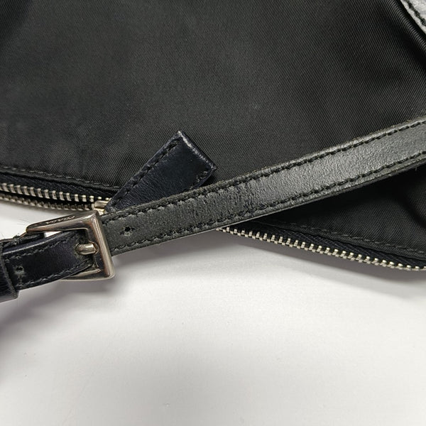 Nylon Top Handle Bag Black