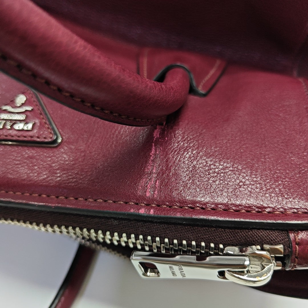 Glace Calf Calfskin Red