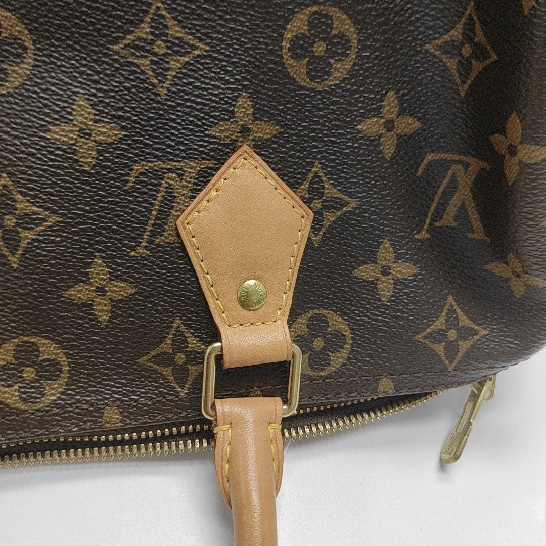 SPEEDY 30 Monogram Coated Canvas Brown