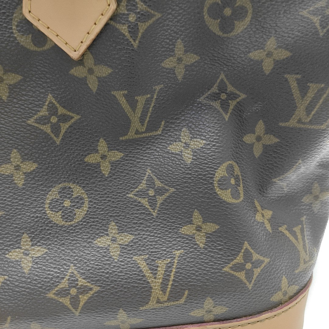 ALMA PM Monogram Coated Canvas Brown