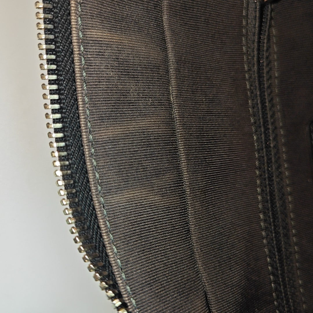 GABRIELLE Small Quilted Calfskin Gray