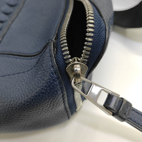 Calfskin Shoulder Bag Blue