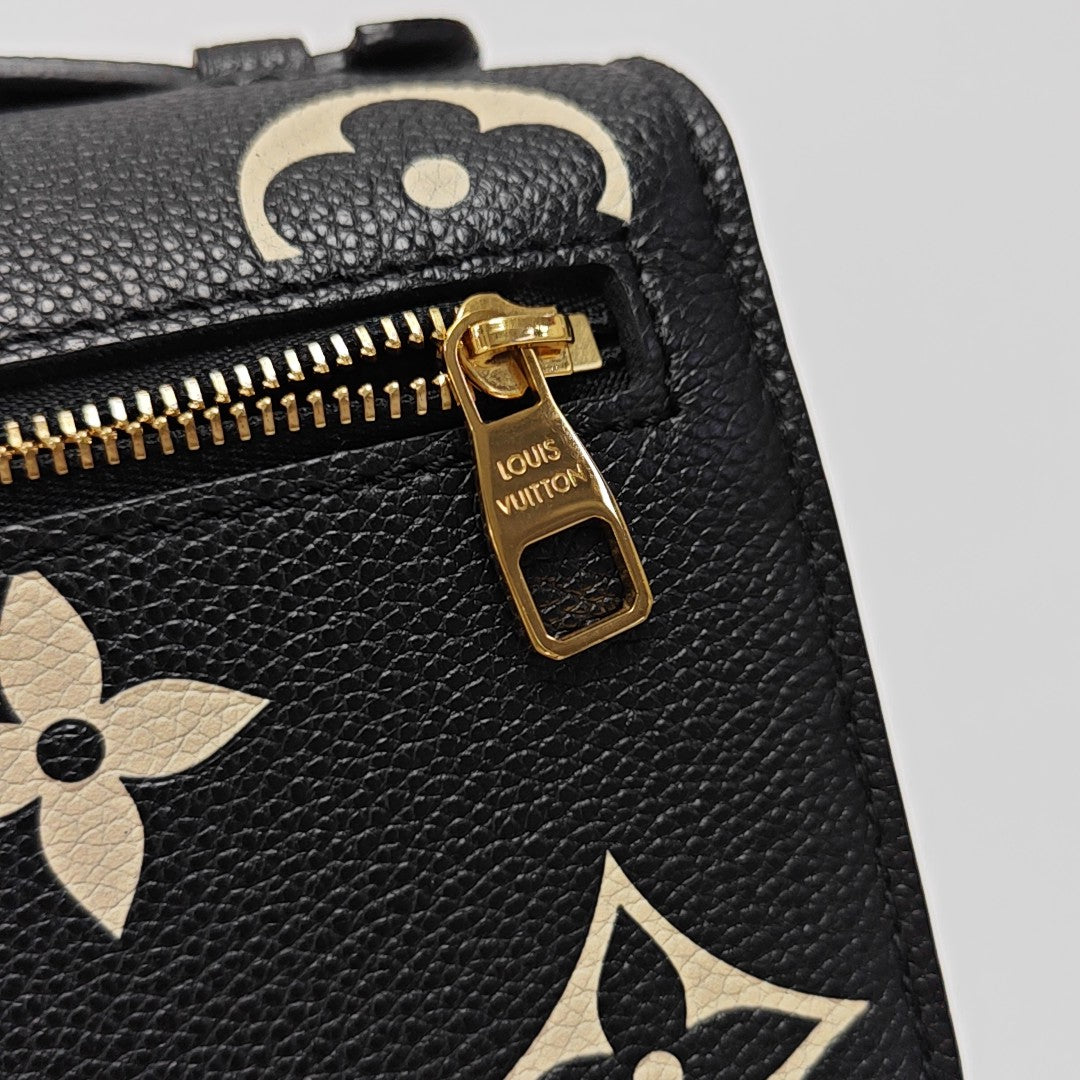 MÉTIS EAST WEST Monogram Calfskin Black