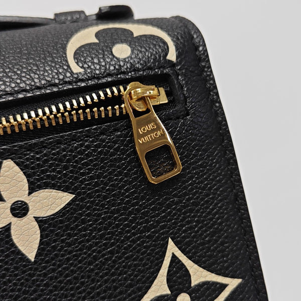 MÉTIS EAST WEST Monogram Calfskin Black
