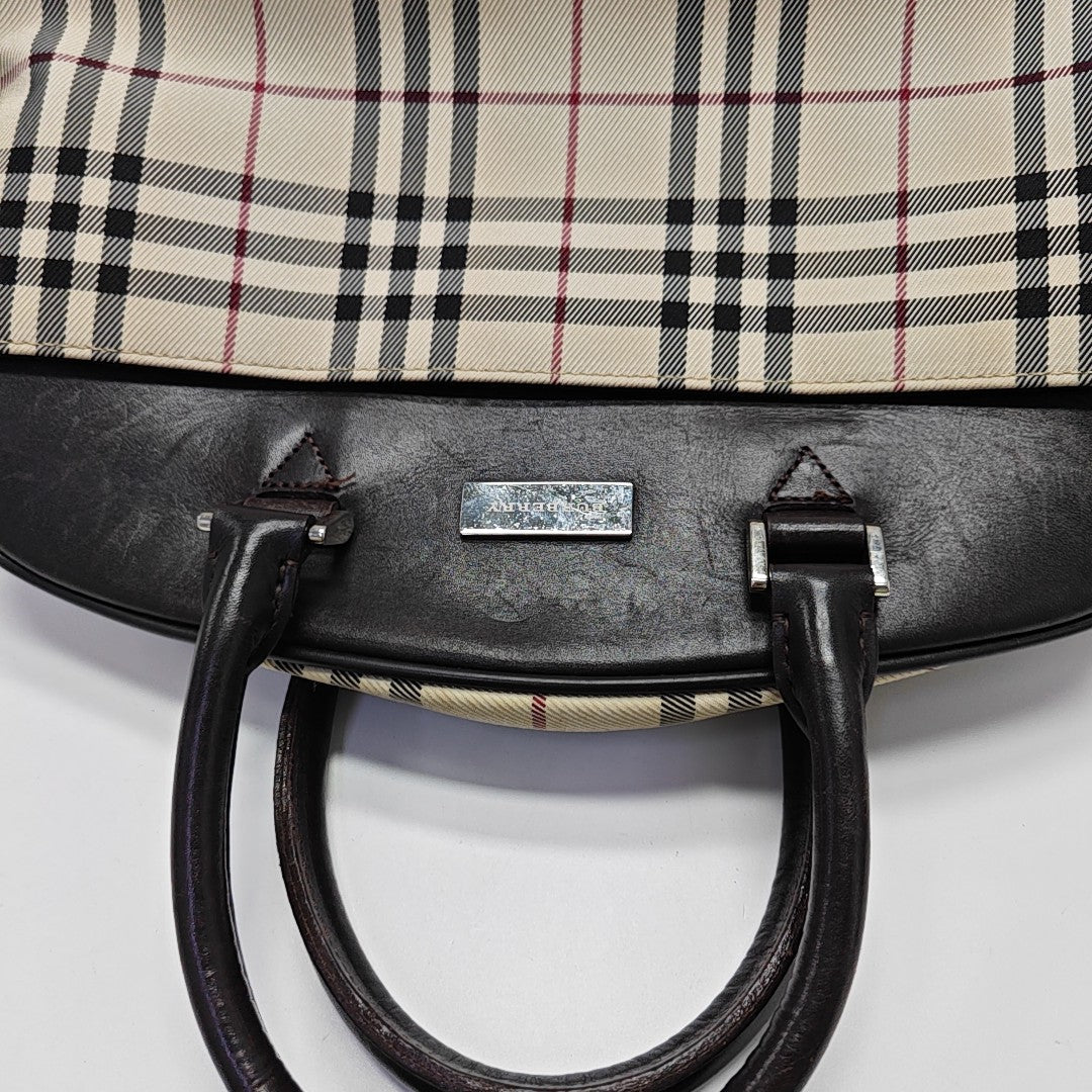 Canvas Top Handle Bag Beige