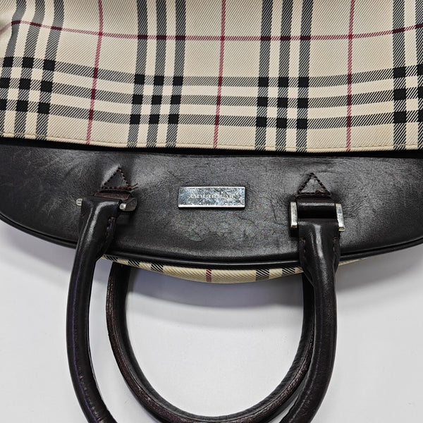 Canvas Top Handle Bag Beige
