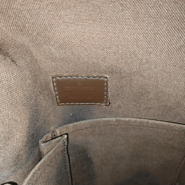BROOKLYN PM Damier Ebene Coated Canvas Brown