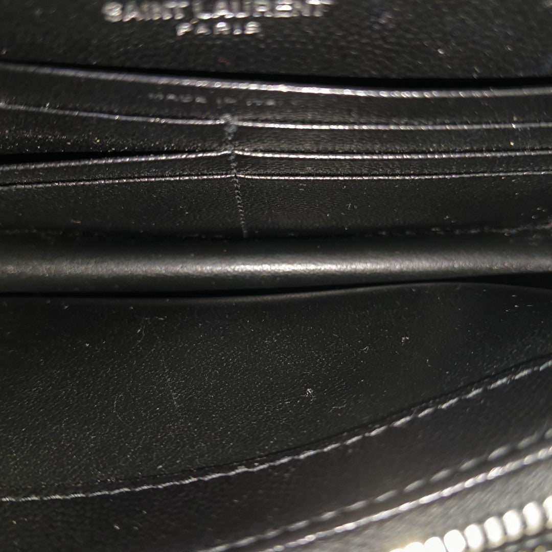 MONOGRAM WOC Chevron Calfskin Black