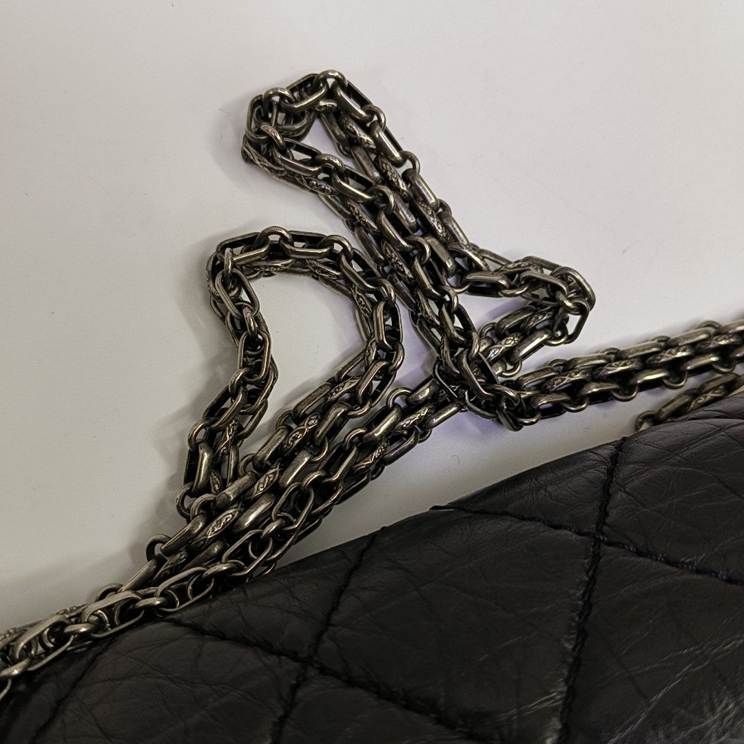 2.55 227 Quilted Calfskin Black