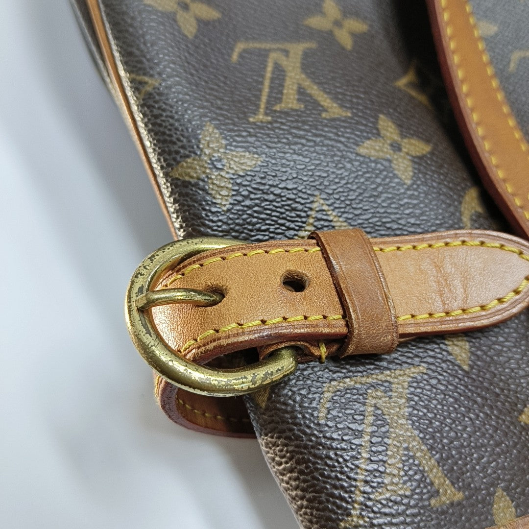 BATIGNOLLES MM Monogram Coated Canvas Brown