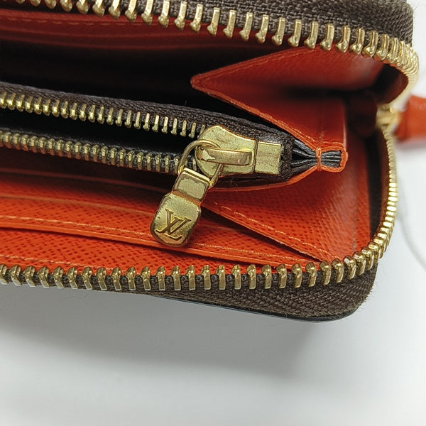 CLÉMENCE Monogram Coated Canvas Brown Wallet