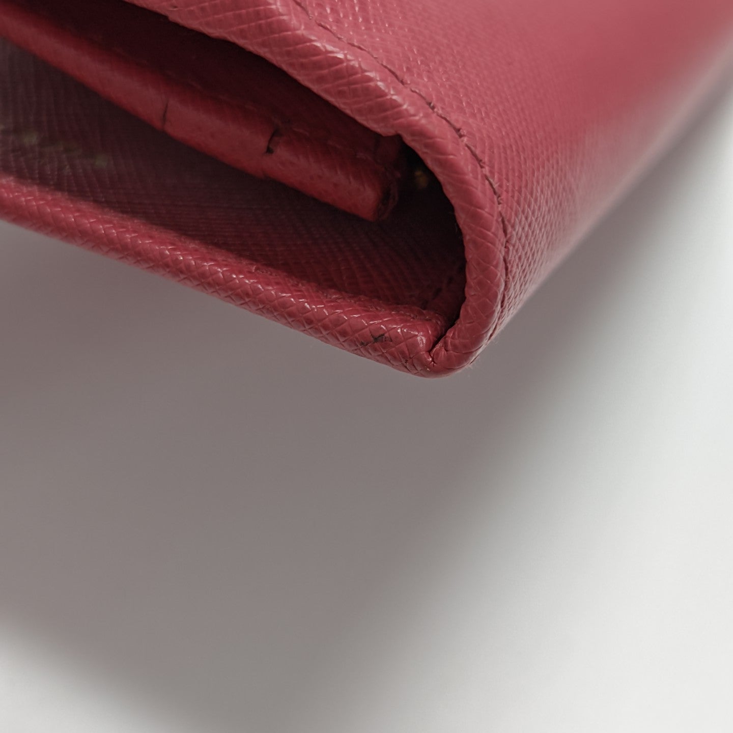 Saffiano Calfskin Wallet Pink