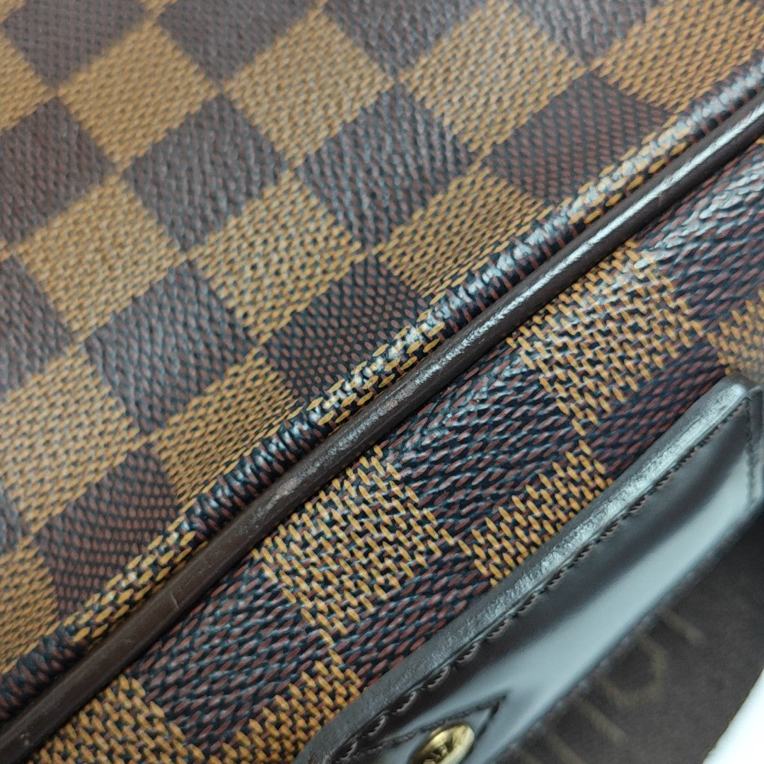 SHELTON MM Damier Ebene Coated Canvas Brown