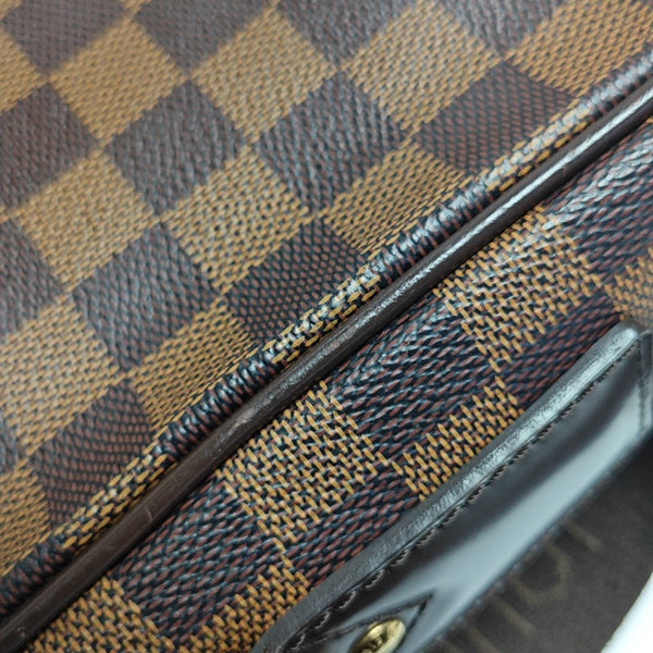 SHELTON MM Damier Ebene Coated Canvas Brown
