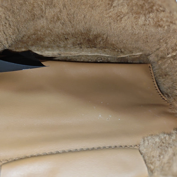 Suede Shoulder Bag Brown