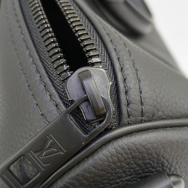 KEEPALL 40 Calfskin Black