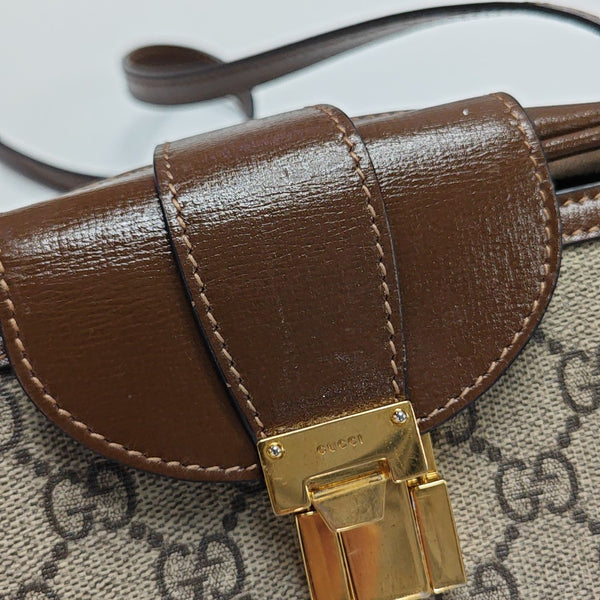 Monogram Coated Canvas Shoulder Bag Mini Multicolor