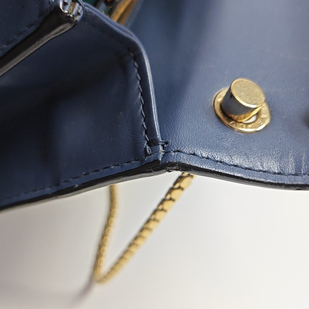 SERPENTI FOREVER Medium Calfskin Blue