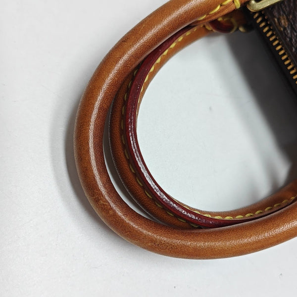 SPEEDY Nano Monogram Coated Canvas Brown