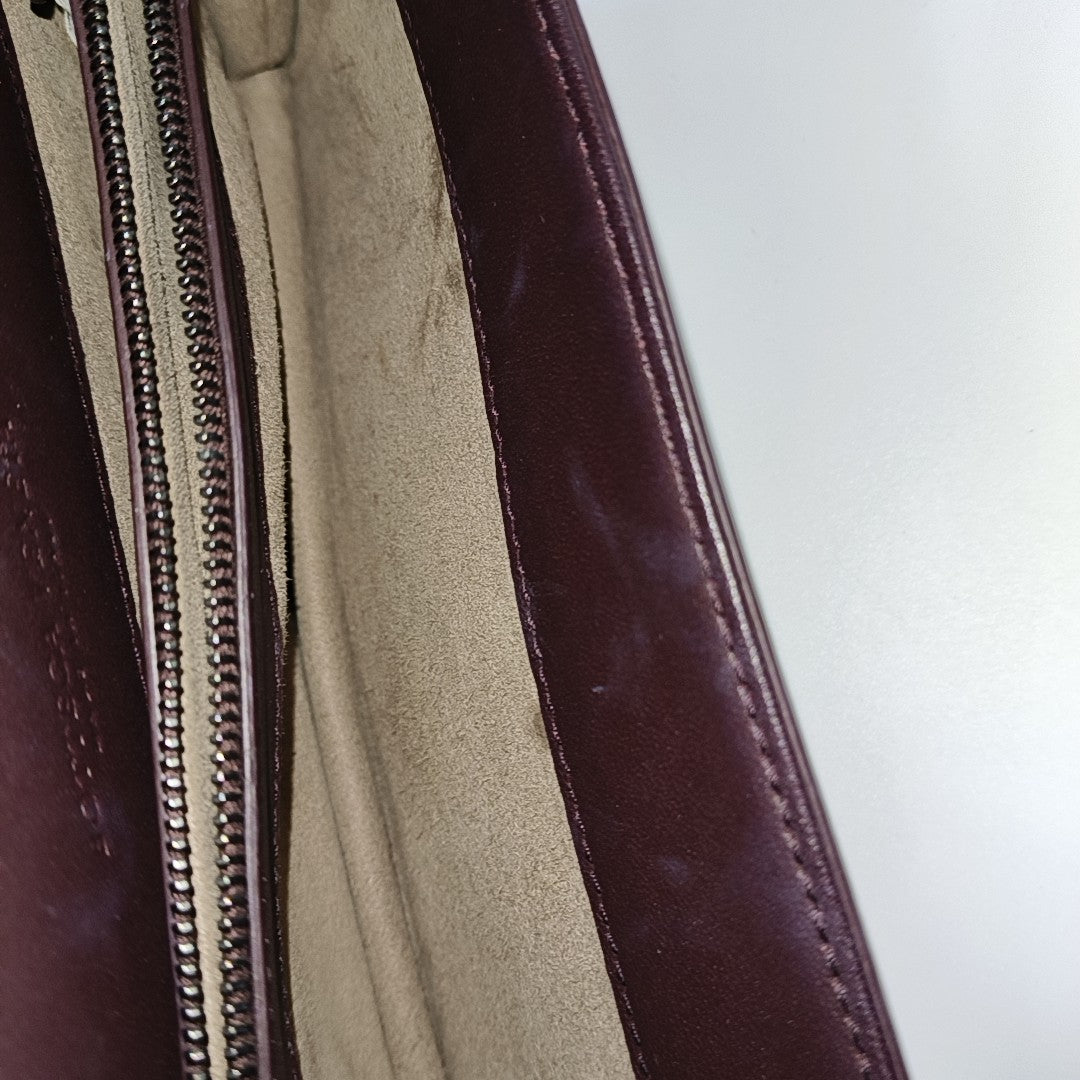 Python Shoulder Bag Red