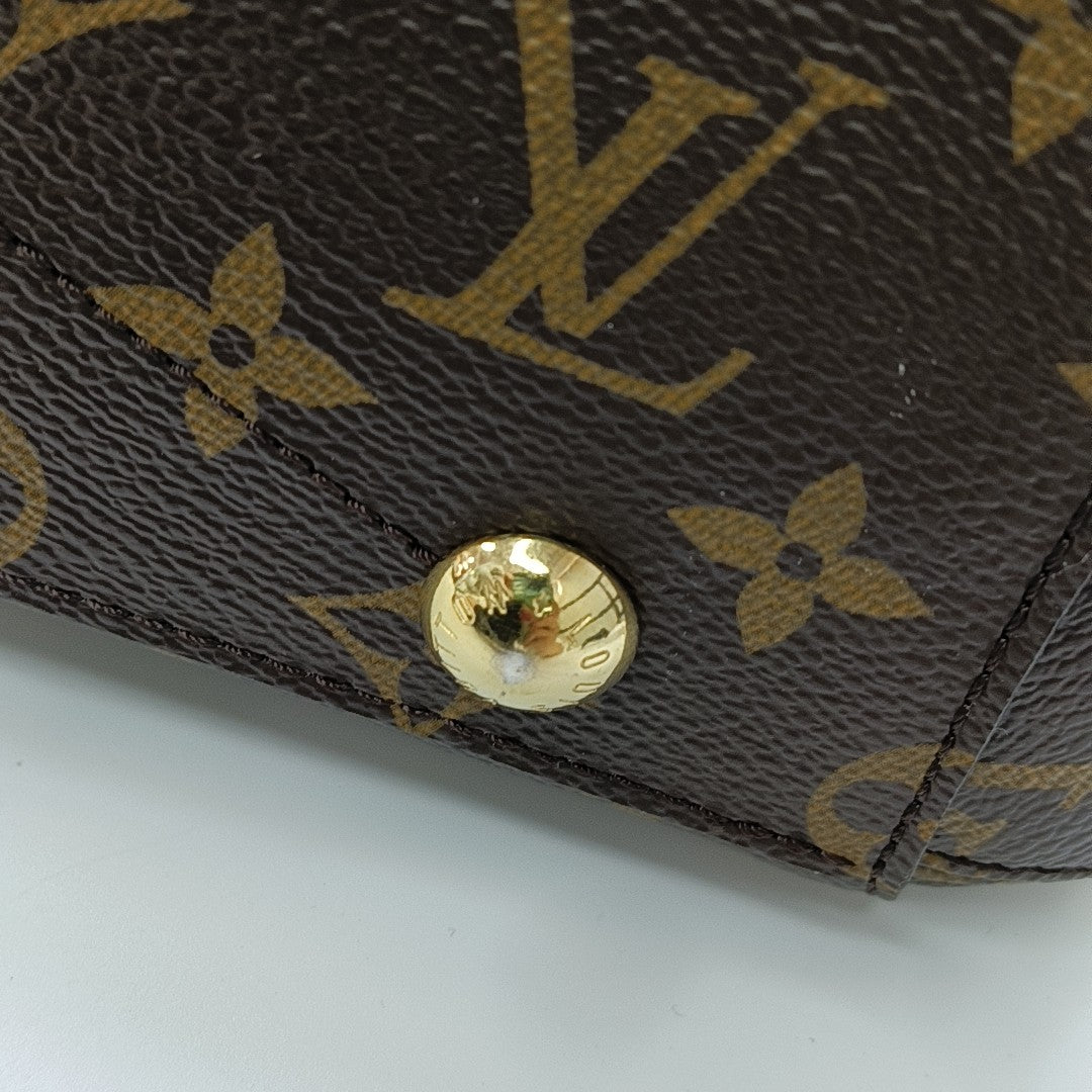 MONTAIGNE Monogram Coated Canvas Brown