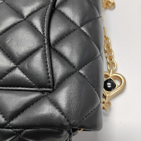 CLASSIC FLAP Mini Quilted Lambskin Black
