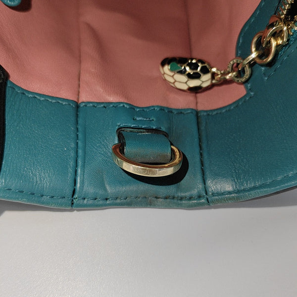 SERPENTI VIPER Calfskin Blue