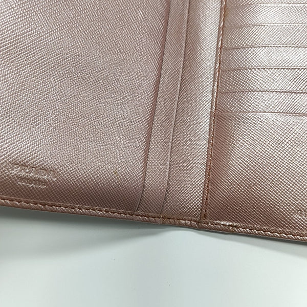 Saffiano Calfskin Wallet Pink