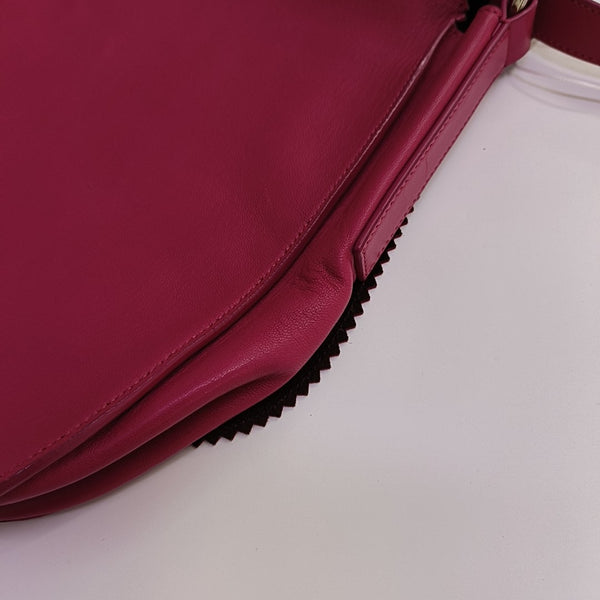 Calfskin Shoulder Bag Red