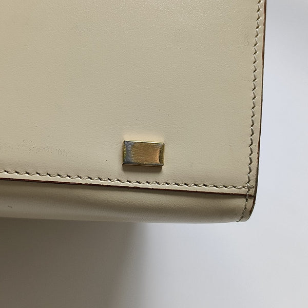 Calfskin Shoulder Bag Beige