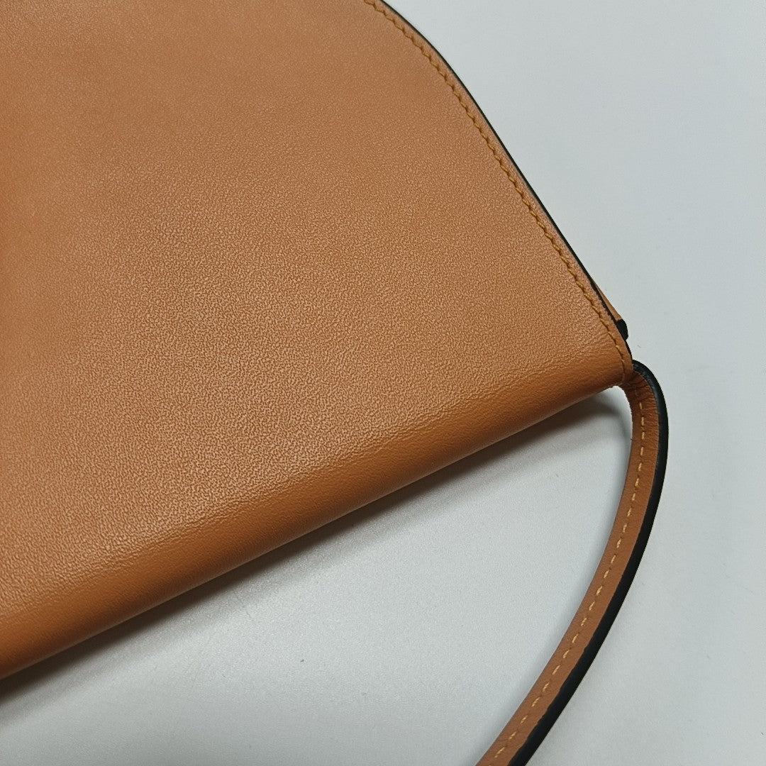 Heel Small Calfskin Orange