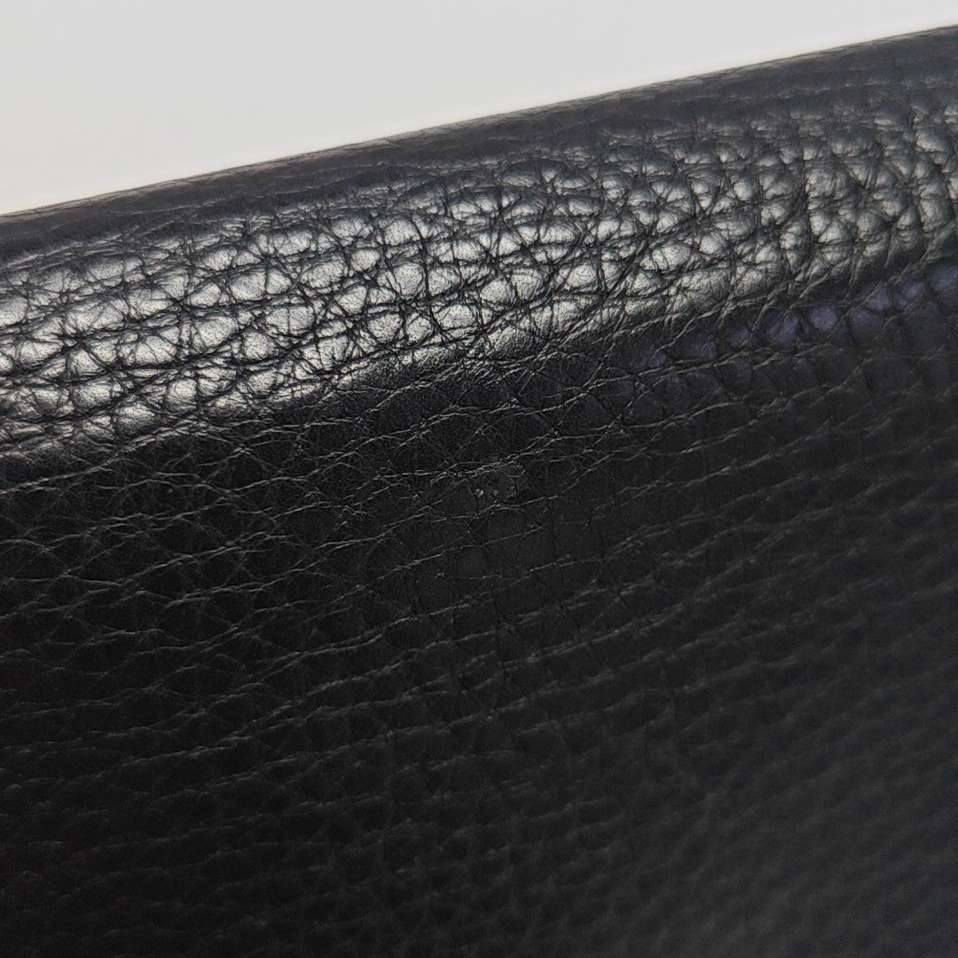 GG Marmont Super Mini Calfskin Black Wallet