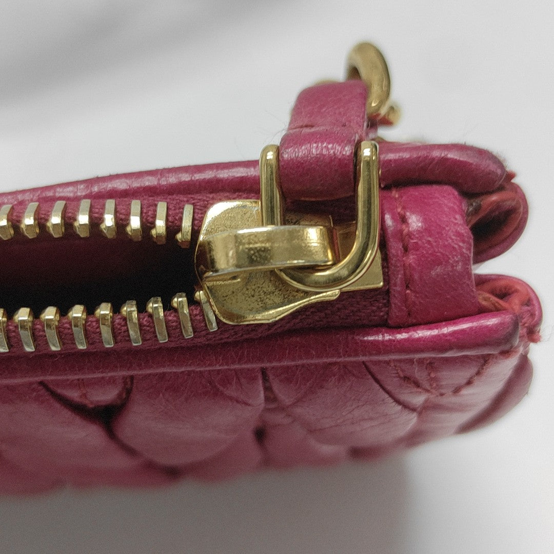 Matelassé Lambskin Red