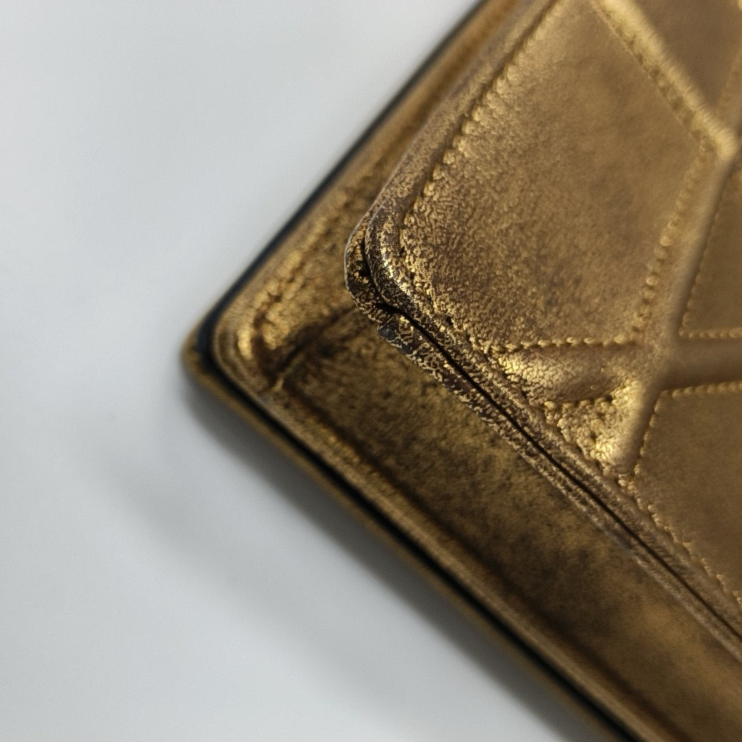 Diorama Cannage Calfskin Gold