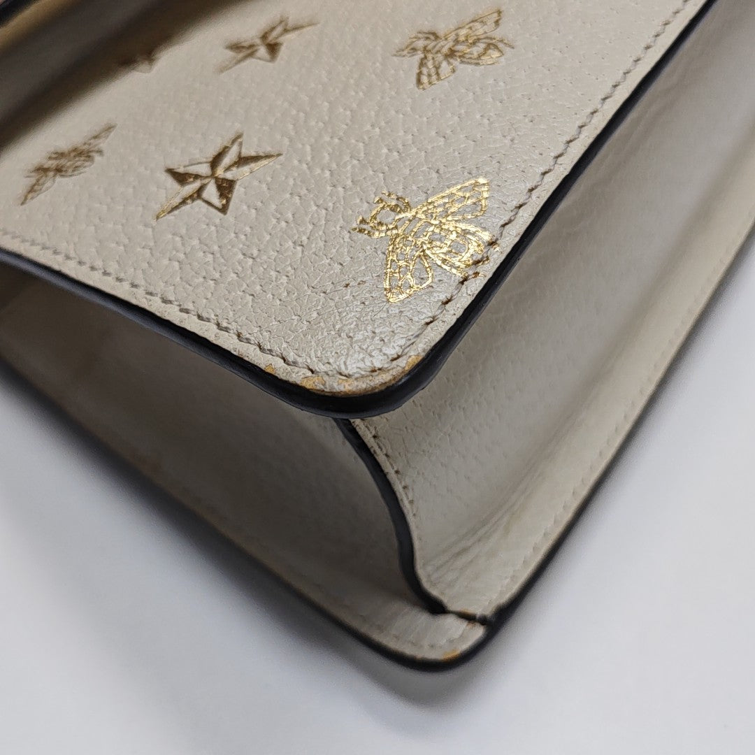 Sylvie Mini Calfskin White