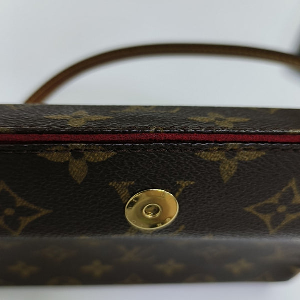 RECITAL Monogram Coated Canvas Brown