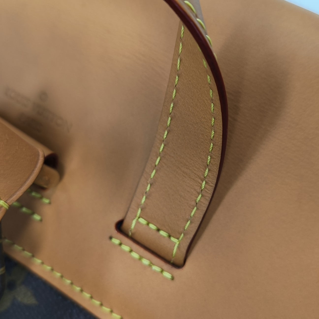 TRIO Monogram Coated Canvas Brown