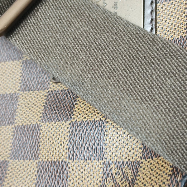 BROOKLYN PM Damier Ebene Coated Canvas Brown