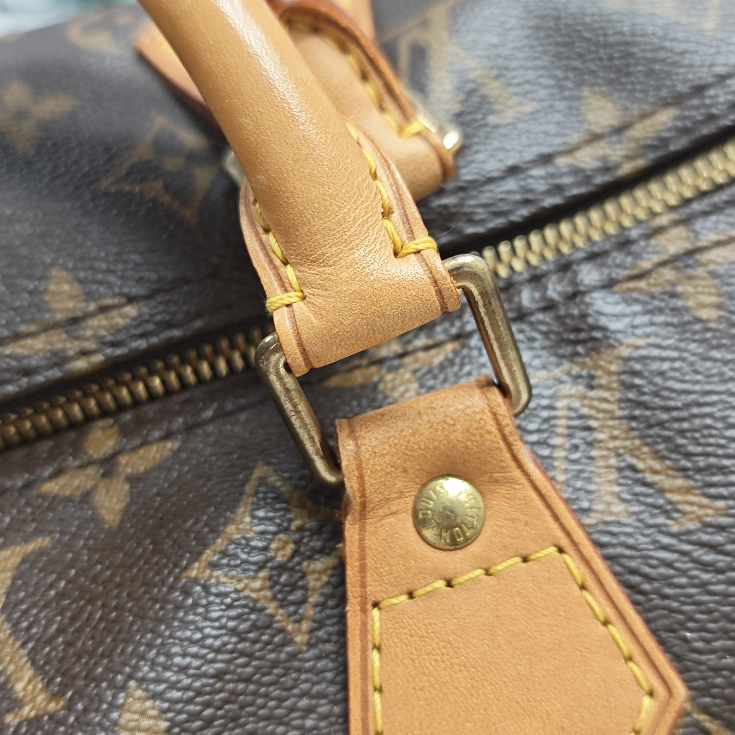SPEEDY 40 Monogram Coated Canvas Brown
