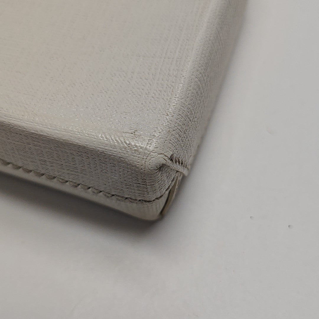 Shopping Bag Calfskin White